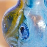 Vase glass paste of the glassmakers of Maure Vieil Mick and Bob Le Bleïs 80s
