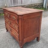 Commode en chene  d epoque Louis XV