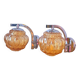 Pair of 70s ball wall lights