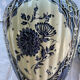 Vase en faïence de Delft par Boch Royal Sphinx