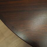 Round rosewood table, Danish design, 1960s, manufacturer: Gudme Møbelfabrik