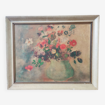 Peinture reproduction Odilon Redon "Flowers in vase"