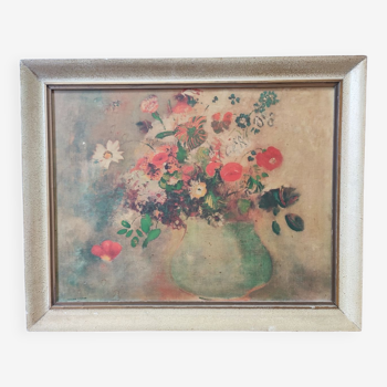 Reproduction painting Odilon Redon "Flowers in vase"