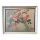 Reproduction painting Odilon Redon "Flowers in vase"