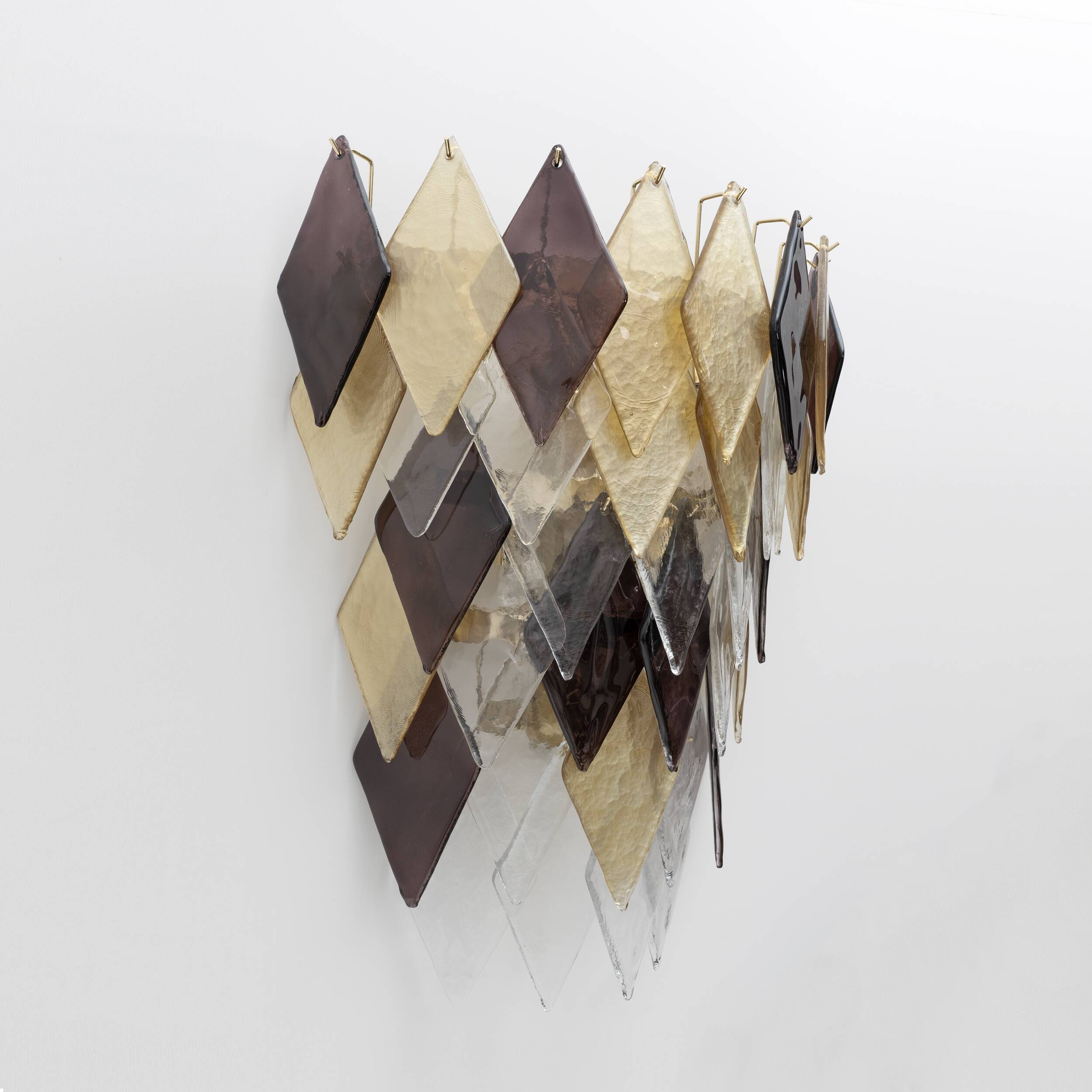 Pair of Modern Italian Murano Glass Sconces