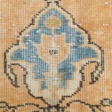 6x9 Shades Of Orange & Blue Vintage Rug, 186x289Cm