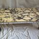 Table basse marbre de Calacatta fin 1970