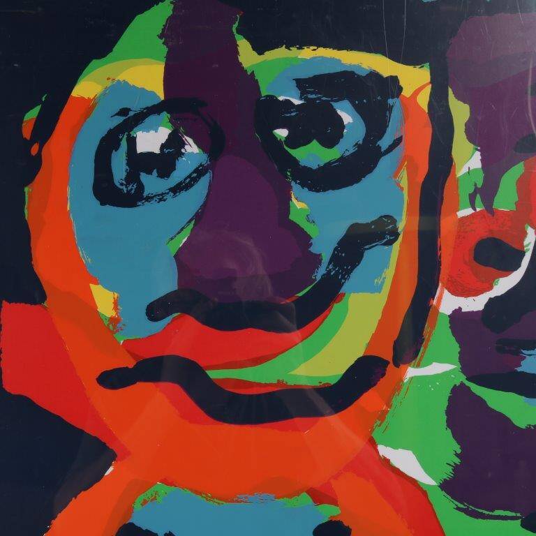 Karel Appel Silk Screen for the Rheinisches Landesmuseum Bonn, Germany, 1979