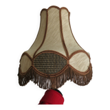 Vintage fringed lampshade