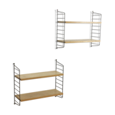 Lot de deux étagères  design de  Nisse Strinning pour String Design Ab, 1960s etagere