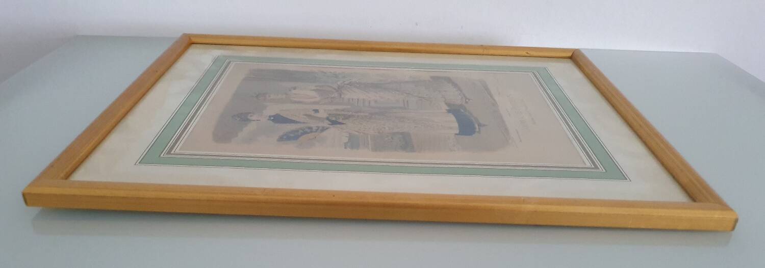 Print on 19th century fashion