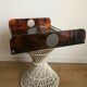 Tray in lucite tortoiseshell way circa 1970
