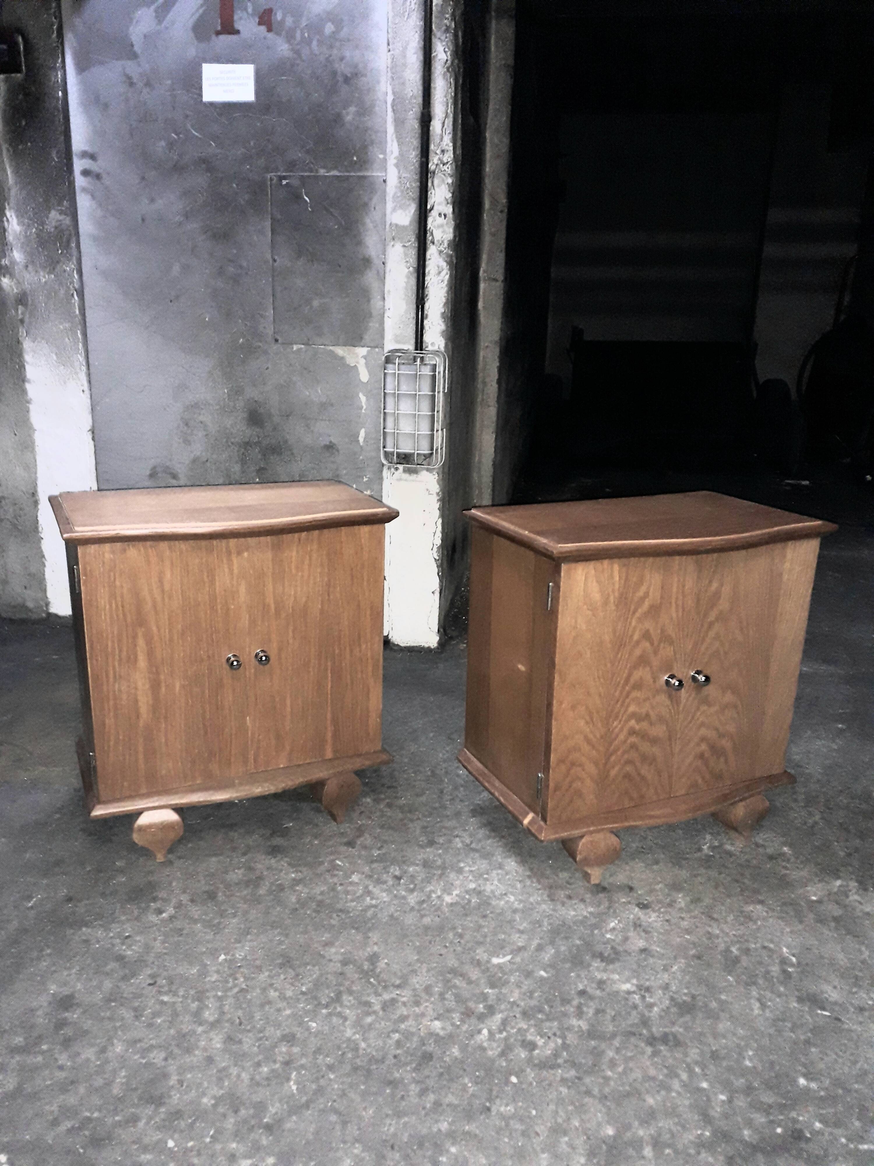 Paire de chevets vintage
