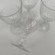 4 large crystal glasses by Baccarat, model Scales, from around 1920.