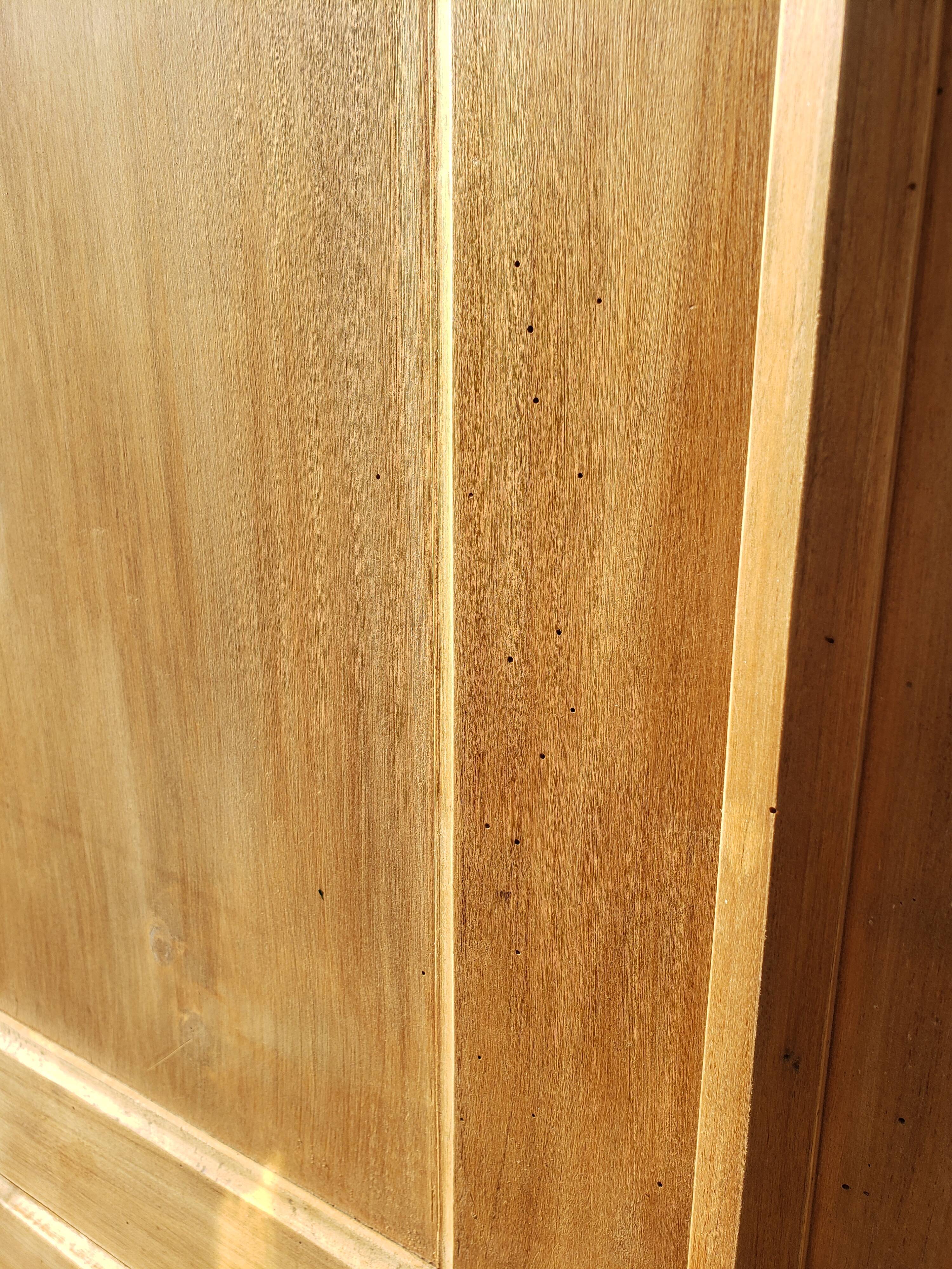 Parisian cabinet art deco raw wood