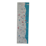 Carte routière touristique de l'Italie