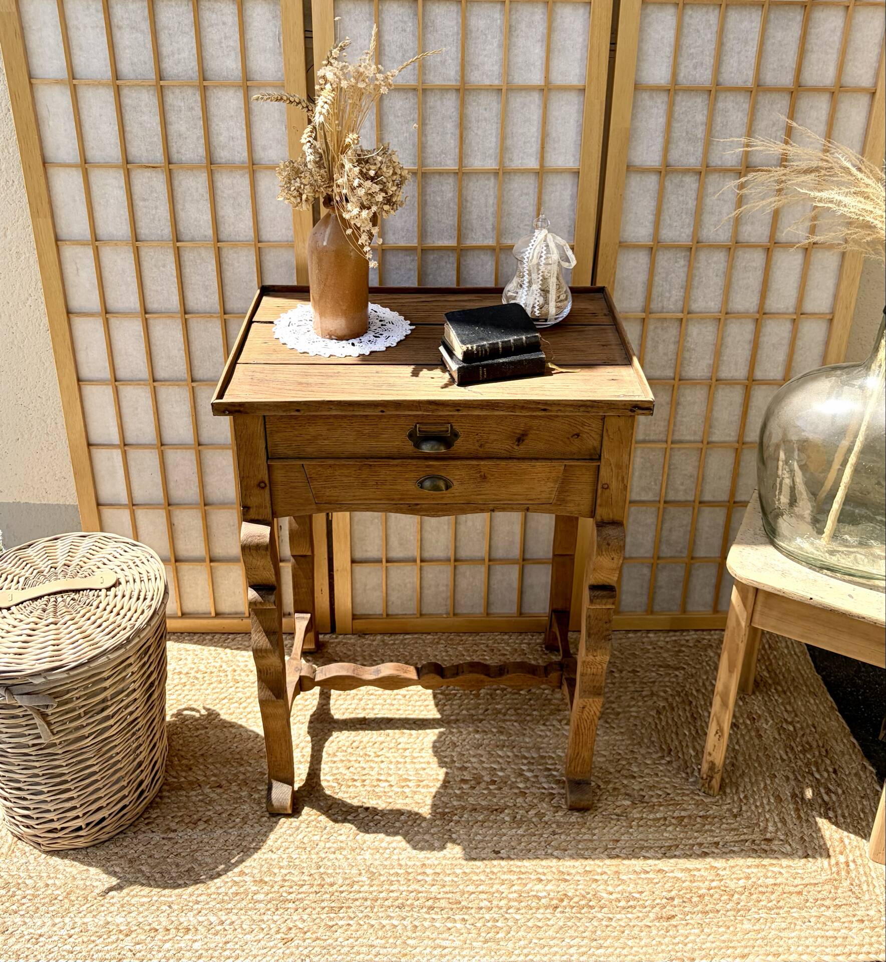 Travailleuse en bois