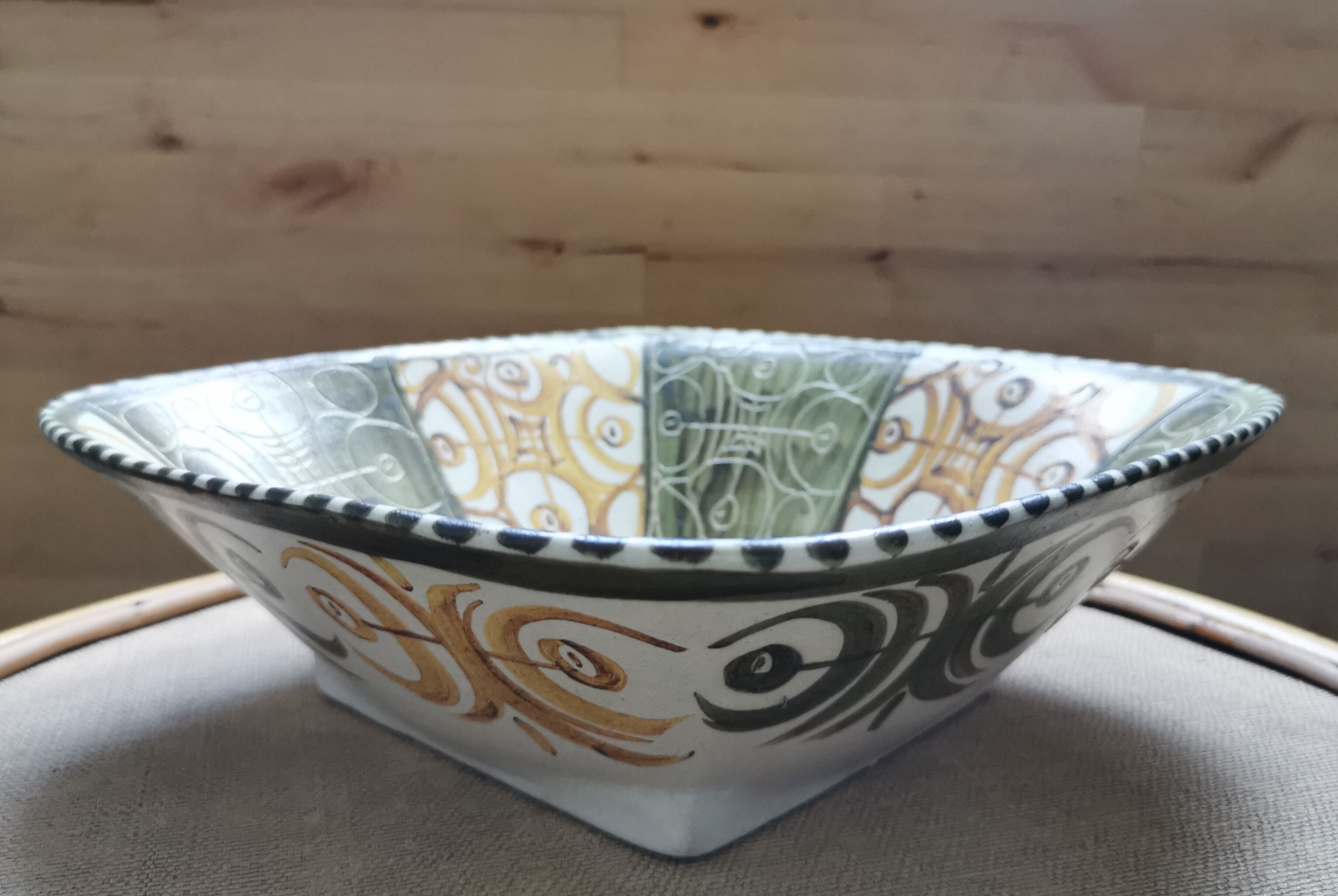 Keralluc enamelled sandstone cut by Andre Horellou