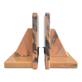 Pair of Art Deco marble bookends