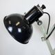 Industrial Black Enamel Scissor Wall Lamp, 1950s