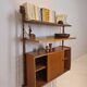 Ergo wall shelf in teak, Vintage Scandinavian 1960s