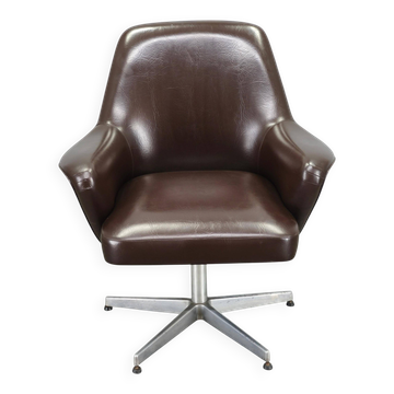 Fauteuil pivotant Mobiltecnica Torino, années 1960