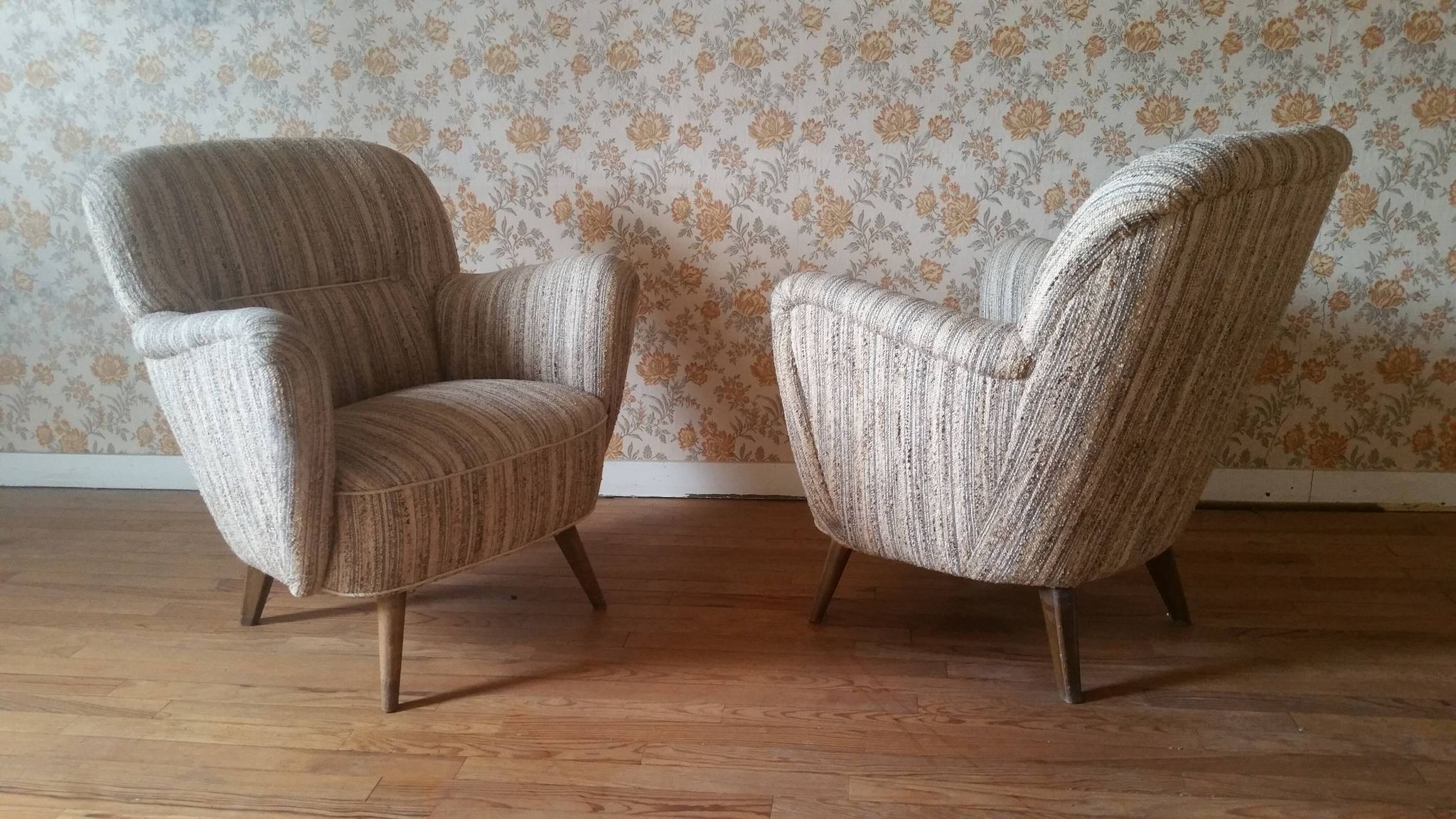 Fauteuil organique des années 50