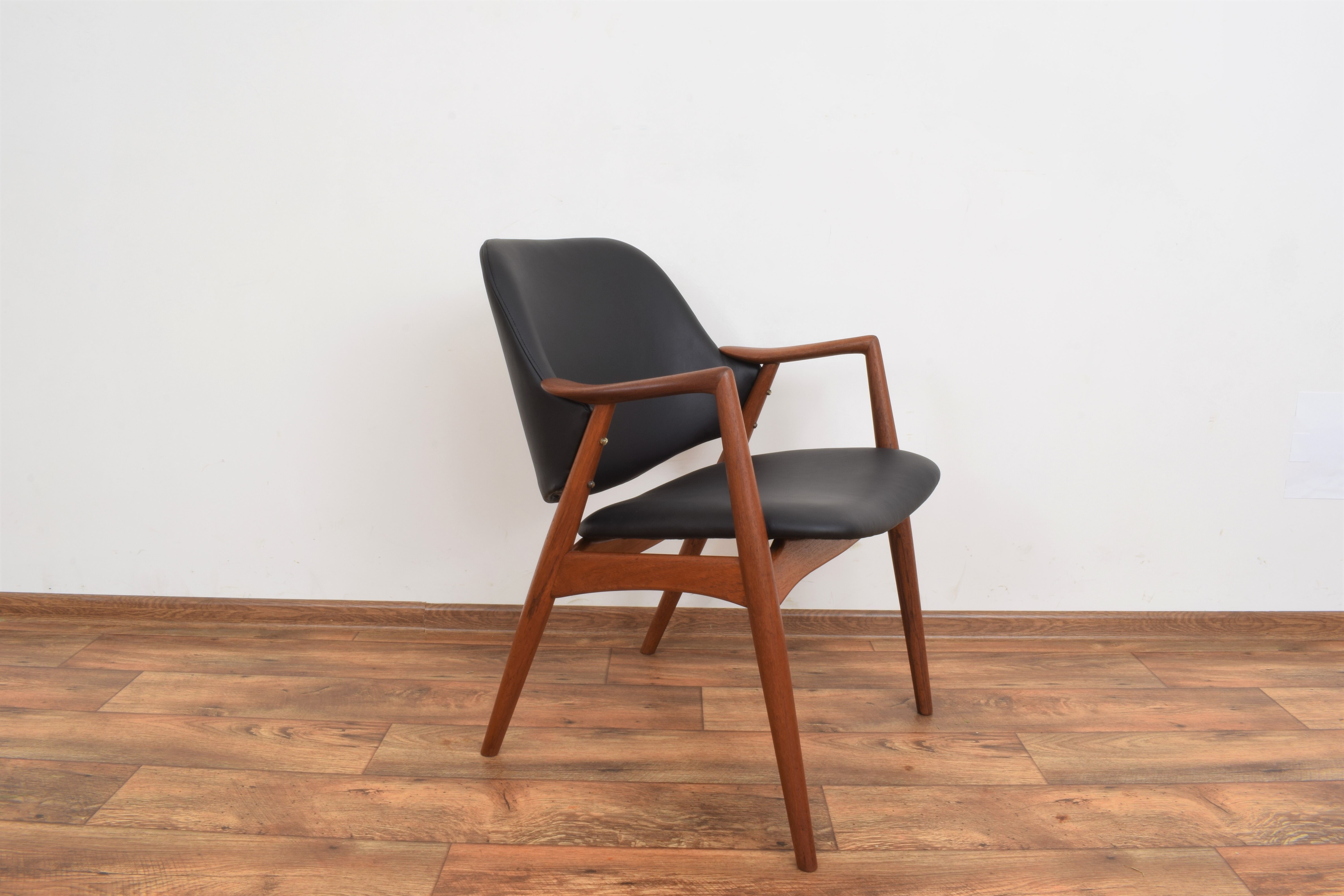 Swedish Teak Armchair by Alf Svensson for Dux