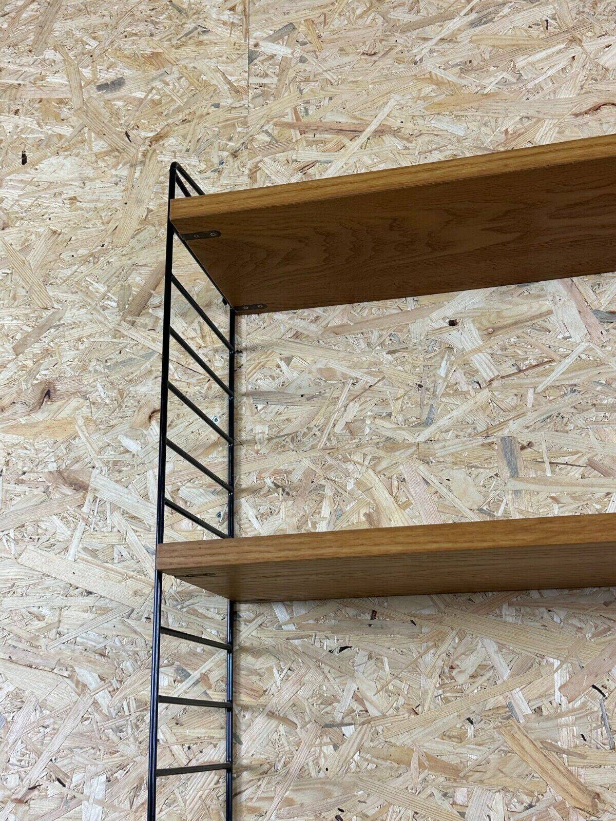 60s-70s Oak String Shelf Module by Kajsa & Nils “Nisse” Strinning Sweden
