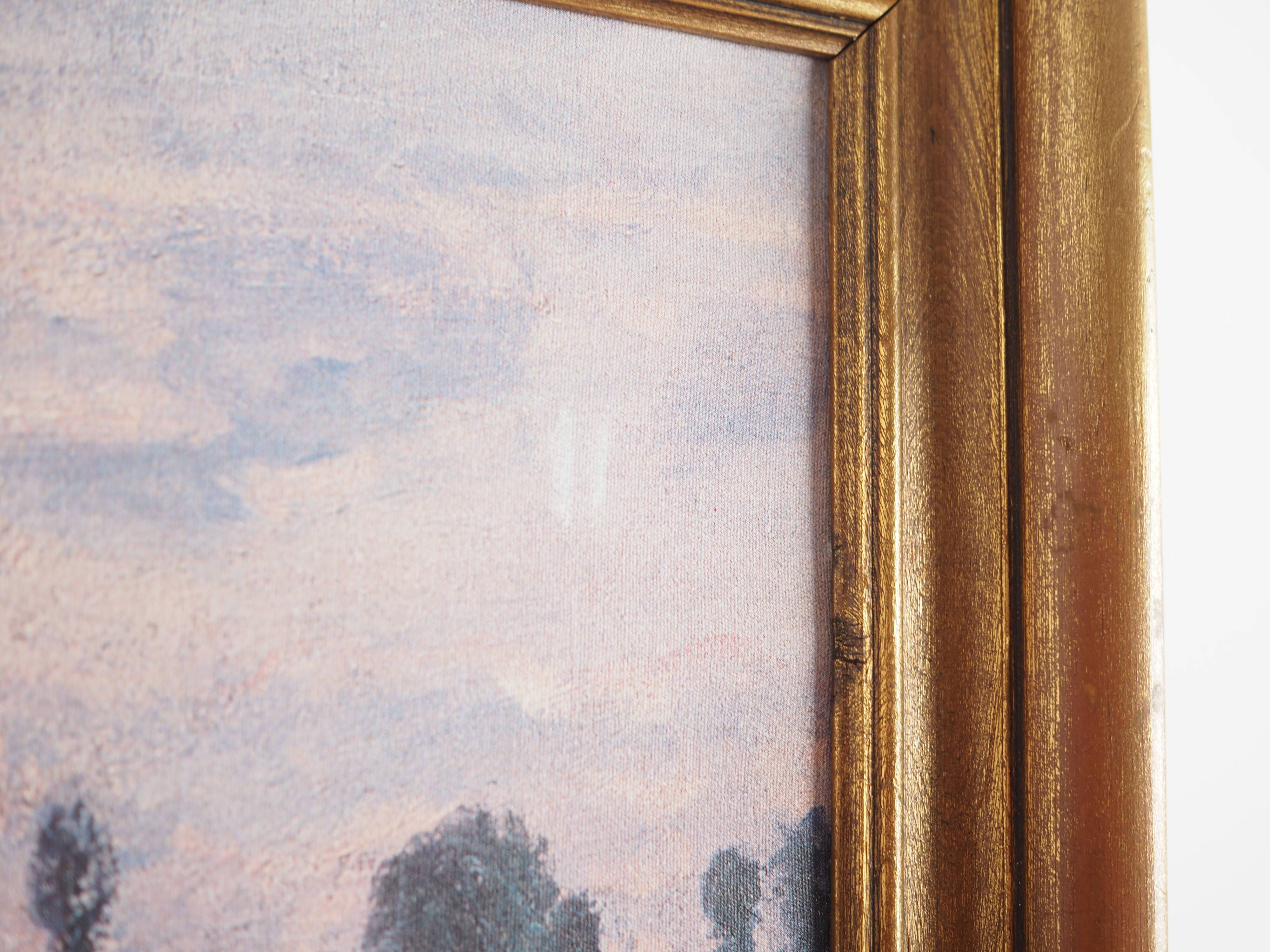 Painting “The Blue Meadow” reproduction