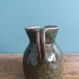 Milk jug pitcher signed Grès Migeon La Borne 60s to 70s