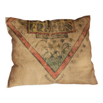 Coussin toile de jute saint frères