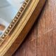 Antique oval mirror Maison Deknudt Spiegel Belgium