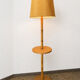 Large bamboo floor lamp from the 1960s.