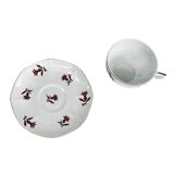 Art-Deco cup and saucer, Viktoria Czechoslovakia, 1920s