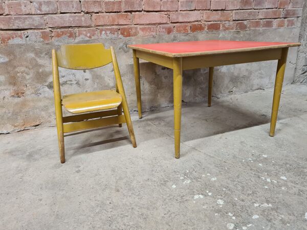 Lot table et chaise Egon Se 18 enfant
