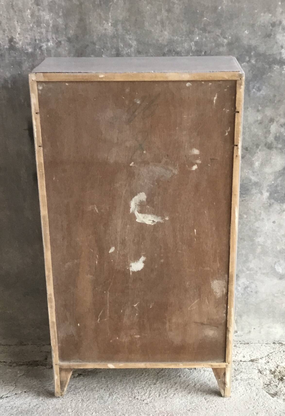 Occasional furniture with drawers and cupboard - vintage mid 20th century
