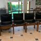 Set of 6 Monk Dining Chairs by Afra & Tobia Scarpa
