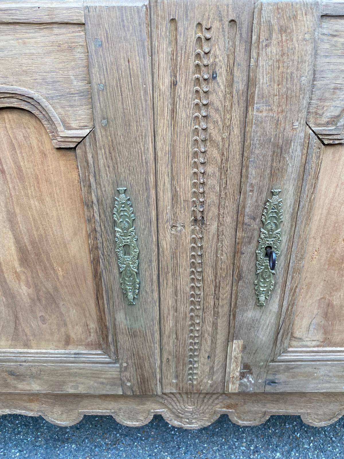 Louis XV sideboard renovated in solid oak, 18th century