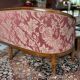 Set of Louis XVI style basket benches, 2 and 3 seats