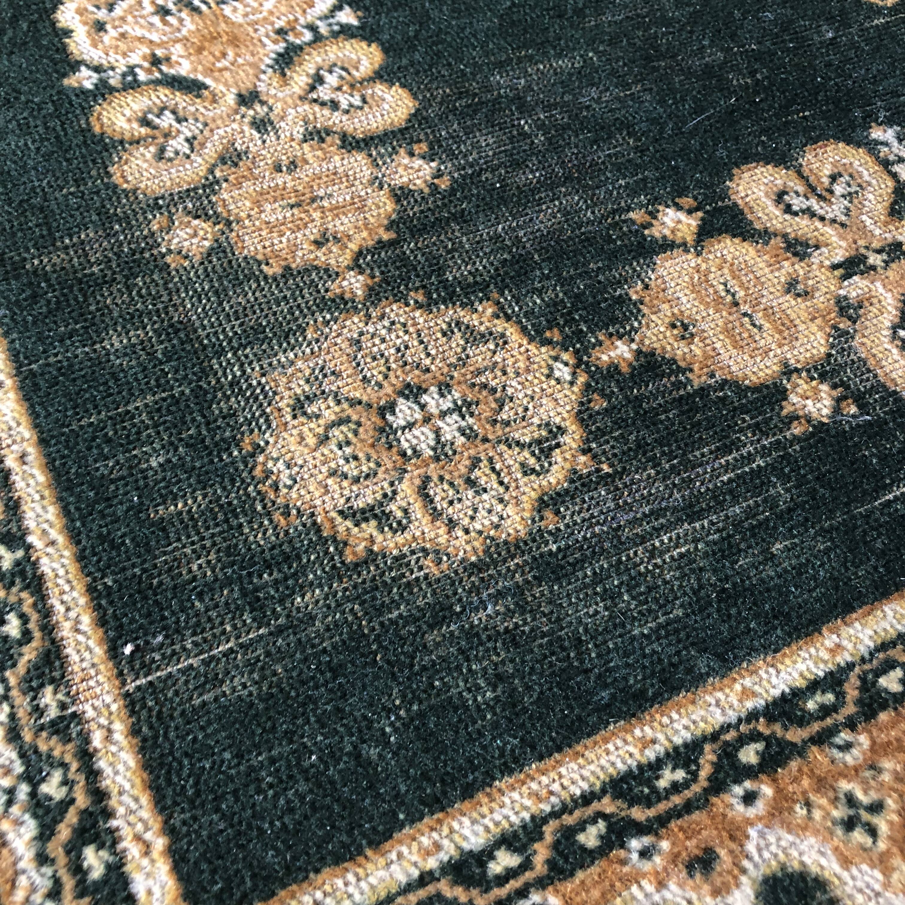 Oriental carpet 169x236, dominant gold and green