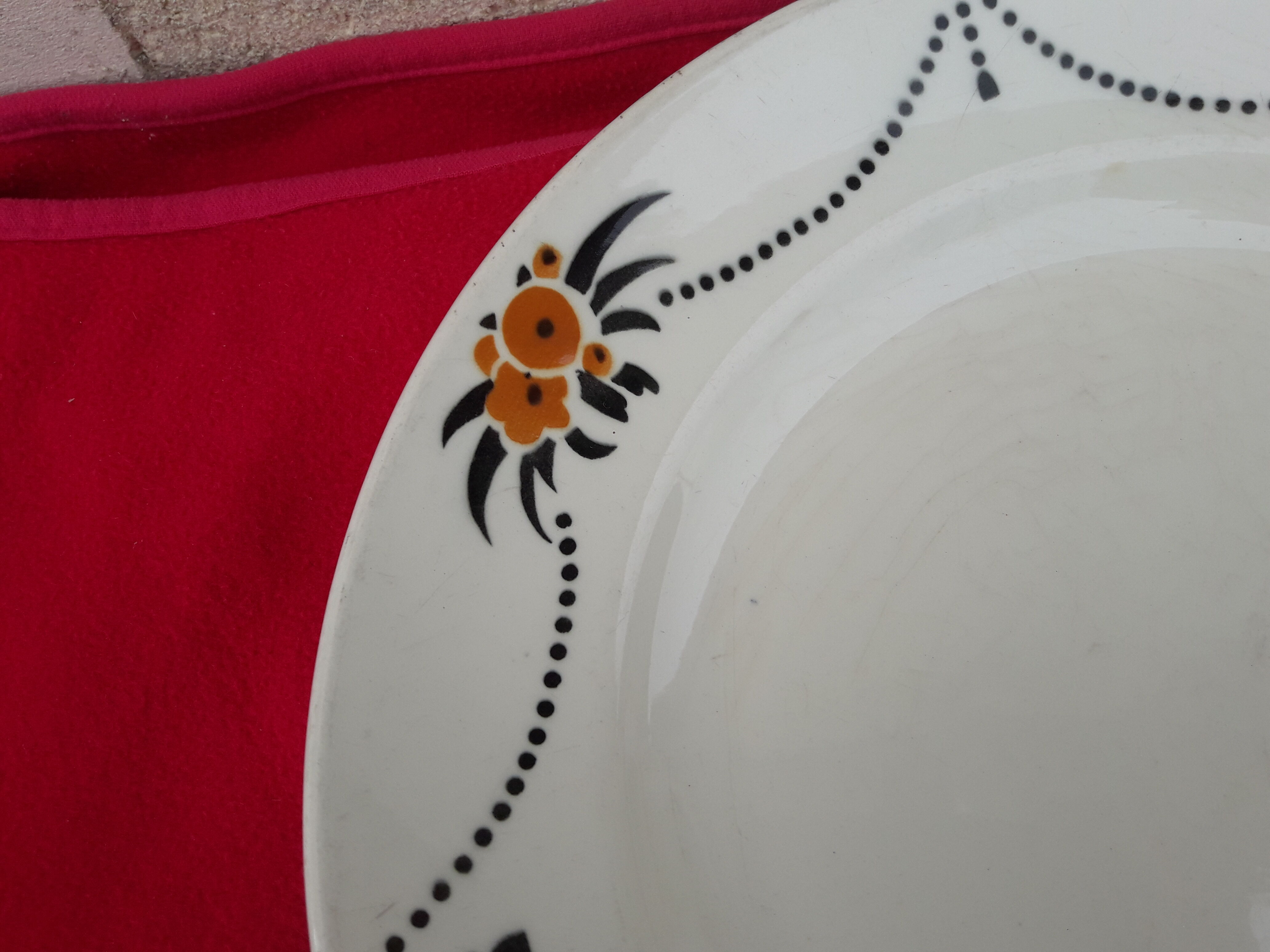 Badonviller model Royal diam round plate 31 cm