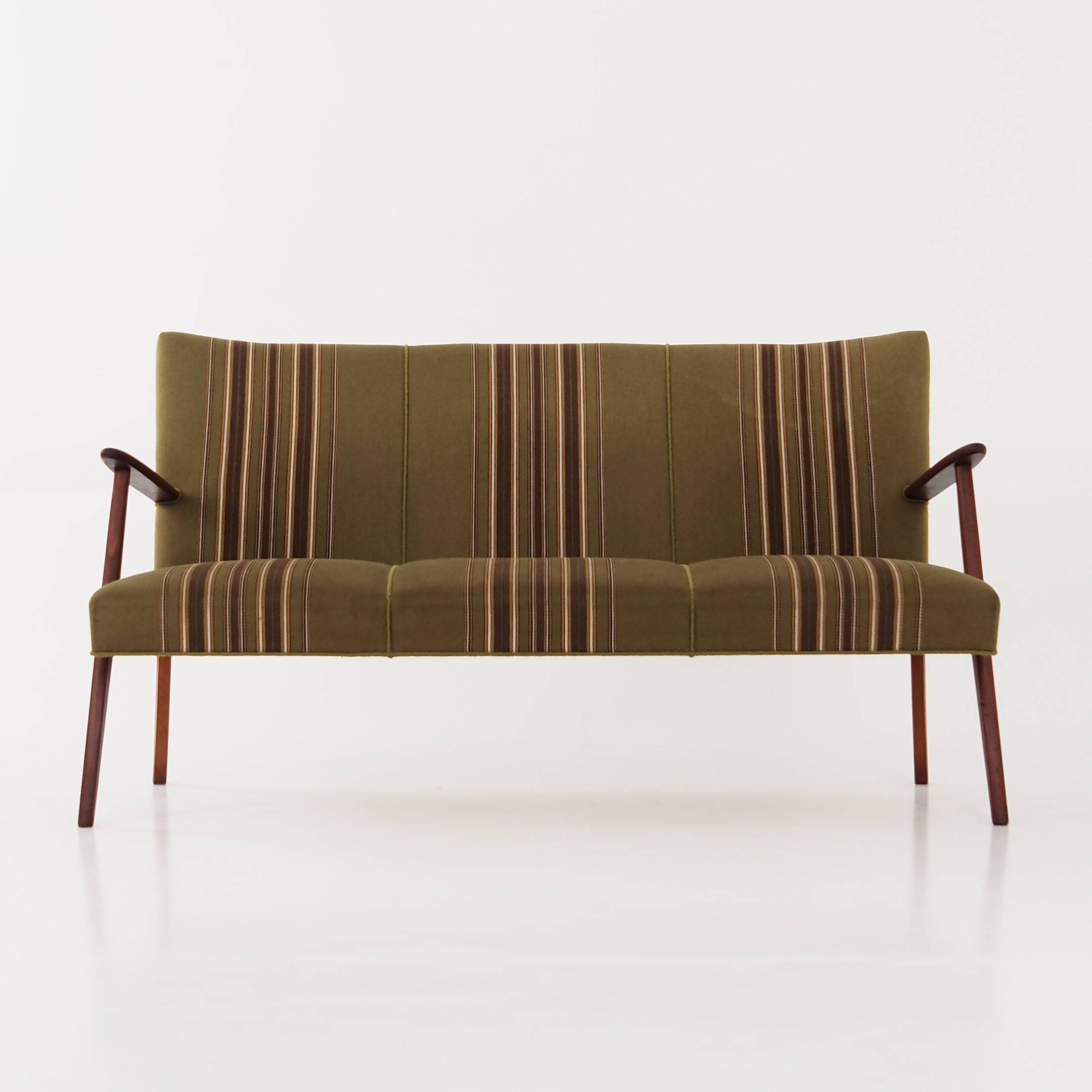 Teak sofa, Danish design, 1960s, production: Denmark