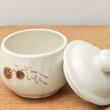 Sugar bowl Sarreguemines Thistles, 70s