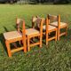set of 4 vintage Maison Regain chairs from 1970