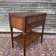 Napoleon III-era mahogany hairdresser Louis XVI