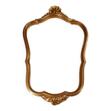 Golden shell mirror