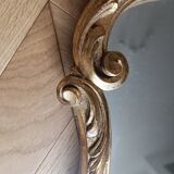 Miroir ancien doré