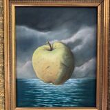 "apple" acrylic on canvas