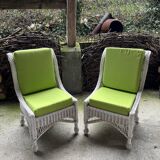 Henry link rattan table & chairs
